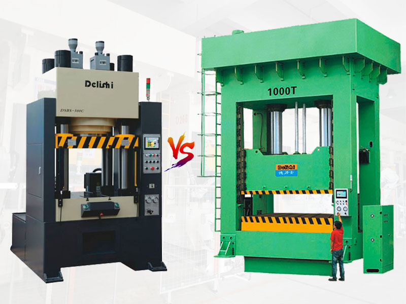 frame hydraulic press vs four column hydraulic press