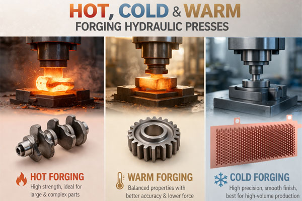 How to Choose Between Hot, Cold & Warm Forging Hydraulic Presses