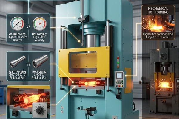 7 Hidden Advantages of Hydraulic Warm Forging vs. Mechanical Hot Forging